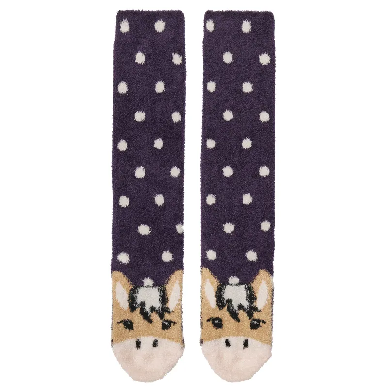 LeMieux Fluffy Character Junior Socks - Fjord-1