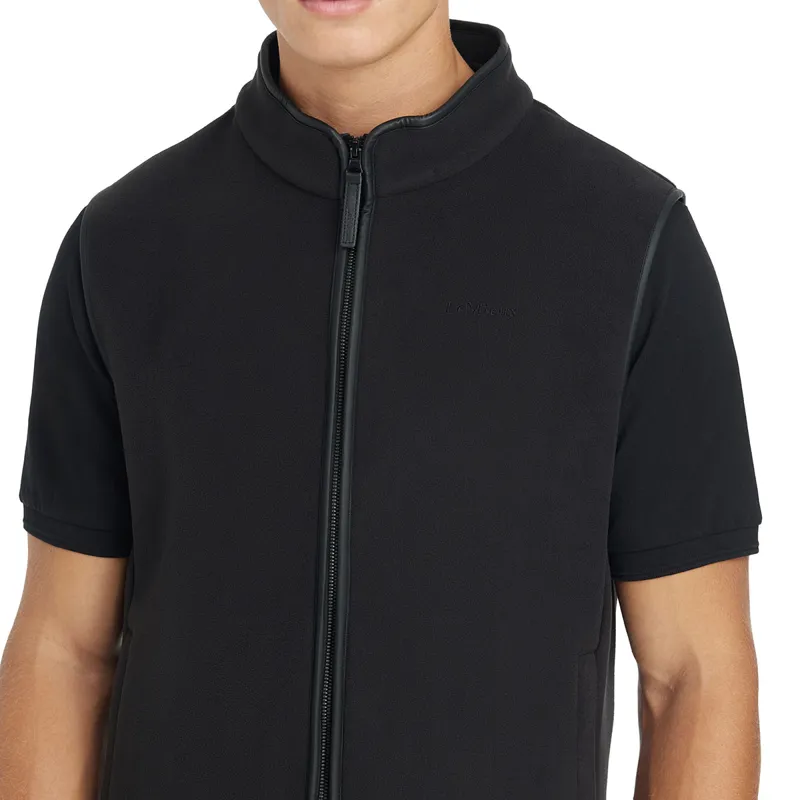 LeMieux Mens Fleece Gilet - Black-3