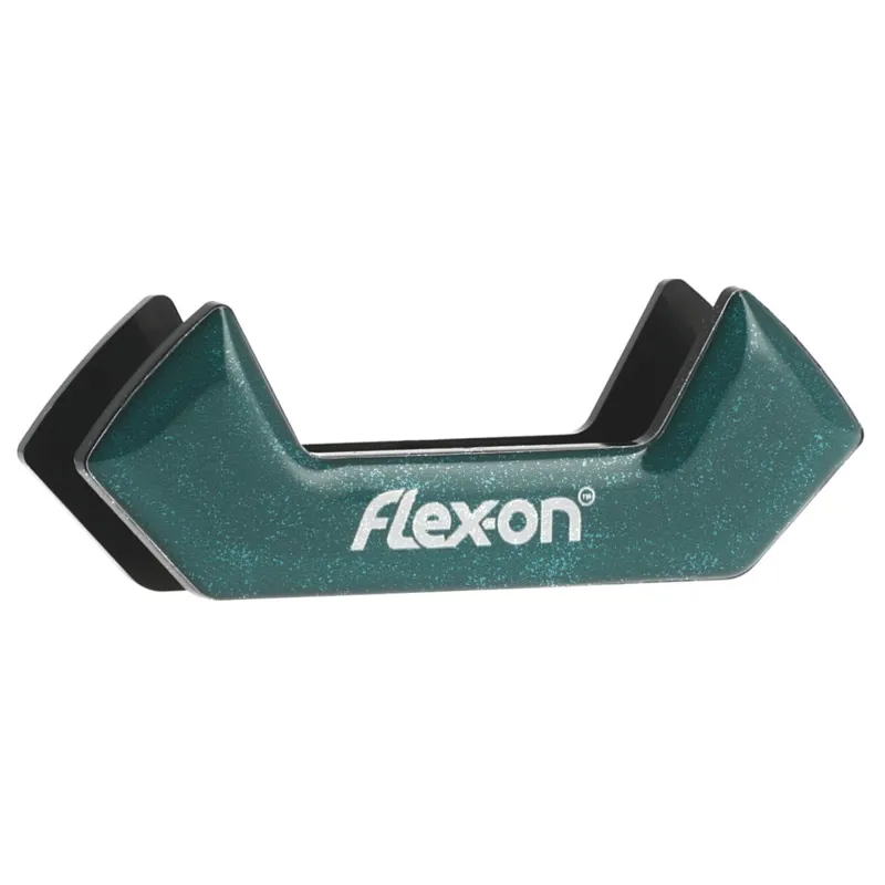 Flex-on Safe-on Silver-Range Stirrup Magnets - Dark Green Silver