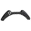 Flex-on Green Composite Specials Stirrup Magnets - Dots Black
