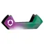 Flex-On Safe-on Specials Stirrup Magnets - Gradient Purple Green 