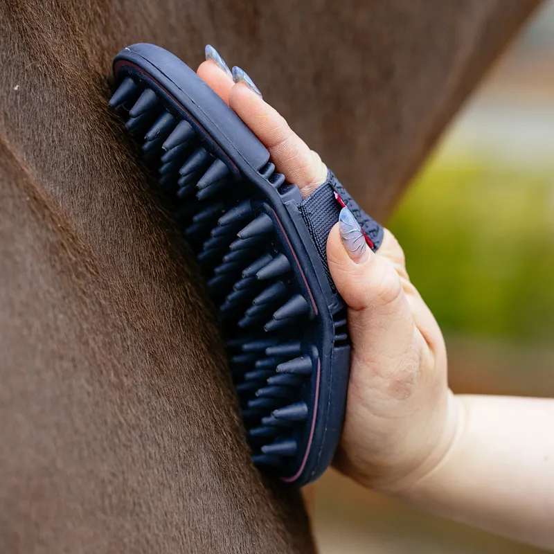 LeMieux Flexi Massage Brush - Peony-1