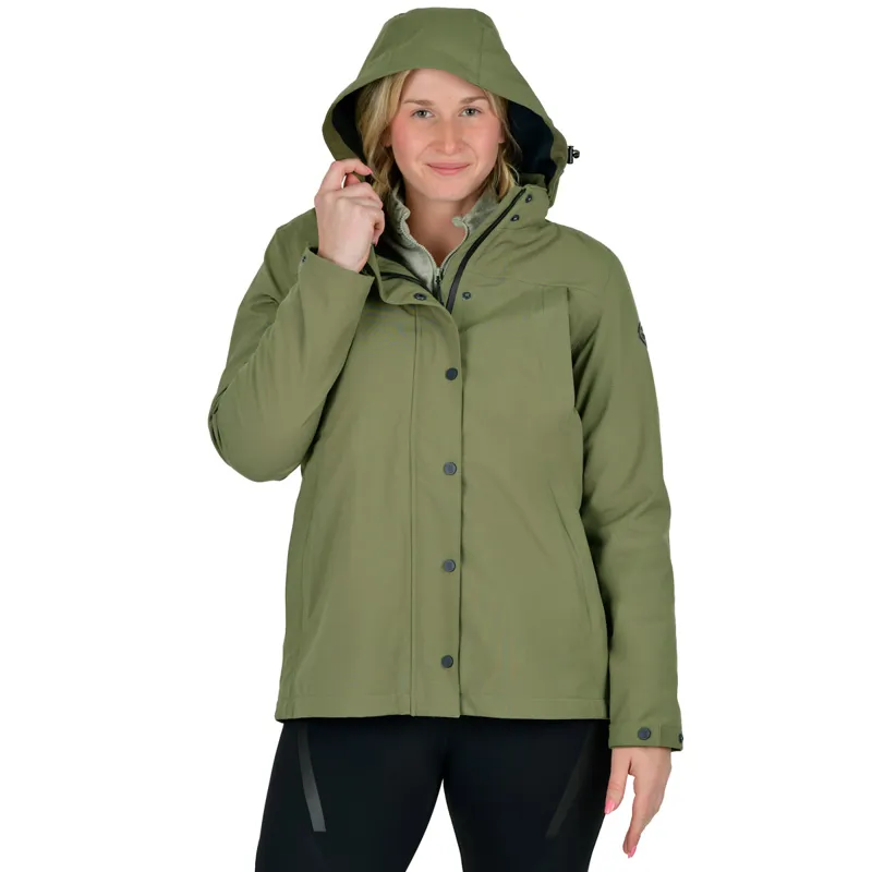 WeatherBeeta Florence 2-in-1 Waterproof Jacket - Olive-1