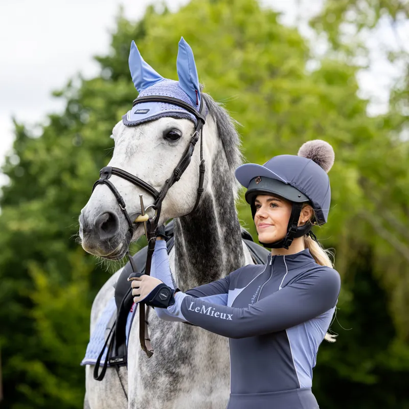 LeMieux x This Esme Fly Hood - Corn Blue-3