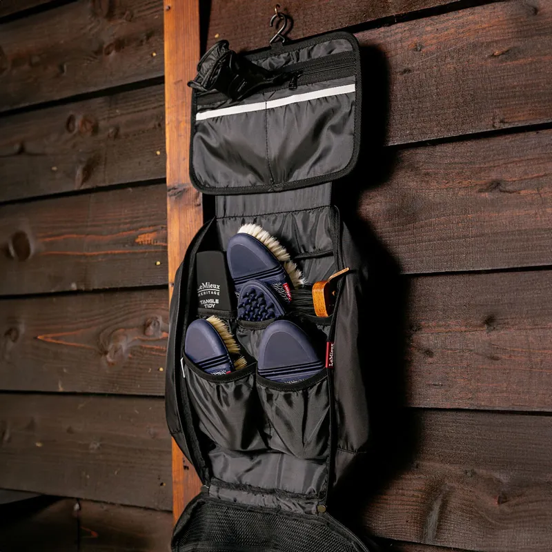 LeMieux Fold Down Pocket Organiser - Black-3