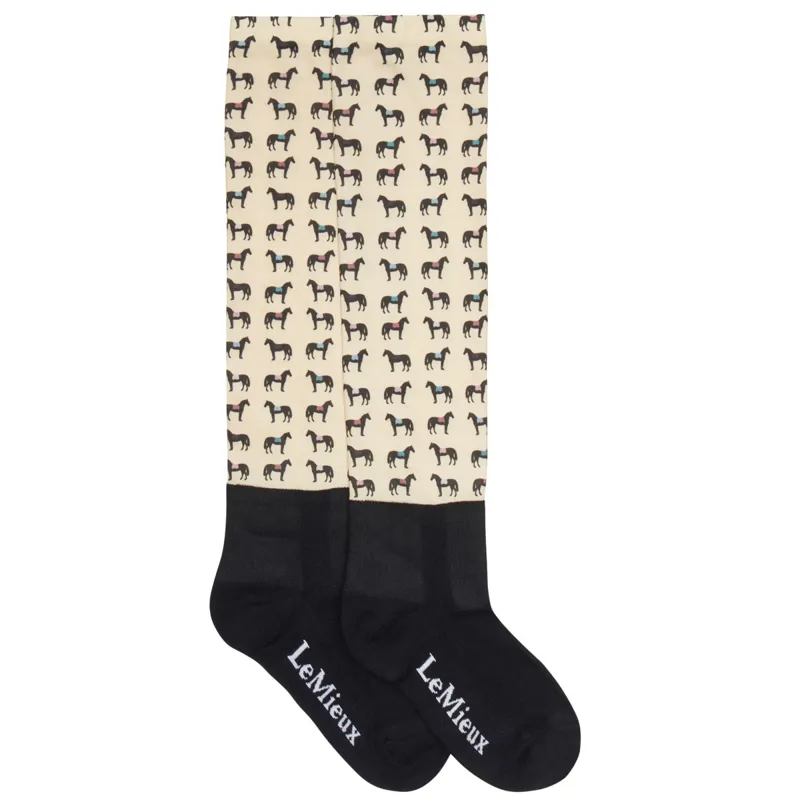 LeMieux Footsie Adults Tall Riding Socks - Saddle Pads-2