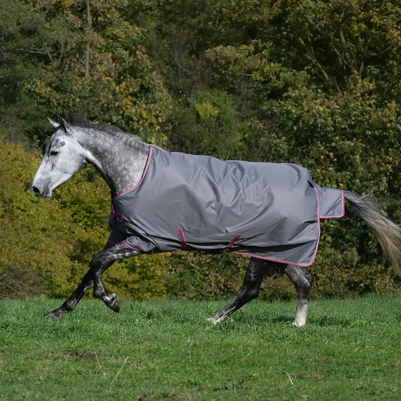 Bucas Freedom 0g Standard Neck Turnout Rug - Smoke Grey-1