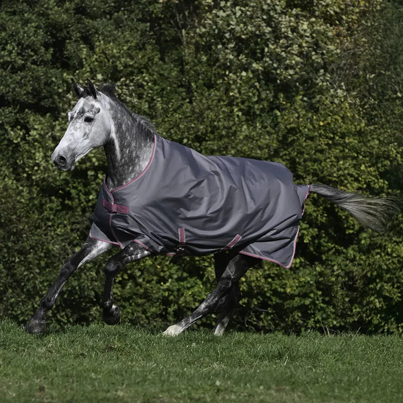 Bucas Freedom 0g Standard Neck Turnout Rug - Smoke Grey