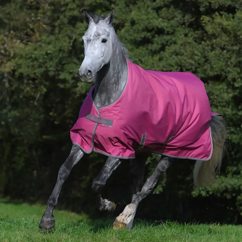 Bucas Freedom 150g Standard Neck Turnout Rug - Raspberry-3