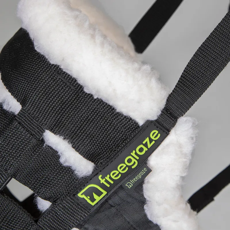 FreeGraze Deluxe Comfort Grazing Muzzle - Black-8