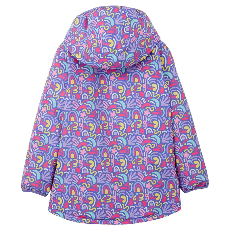 Lighthouse Freya Junior Girls Waterproof Jacket - Abstract Print-1
