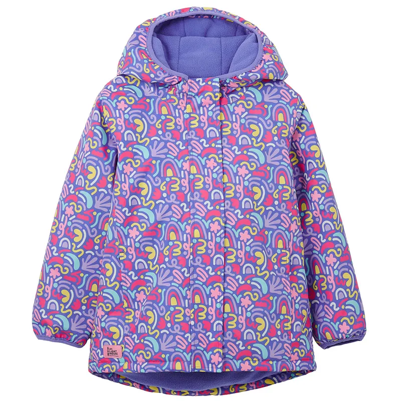 Lighthouse Freya Junior Girls Waterproof Jacket - Abstract Print