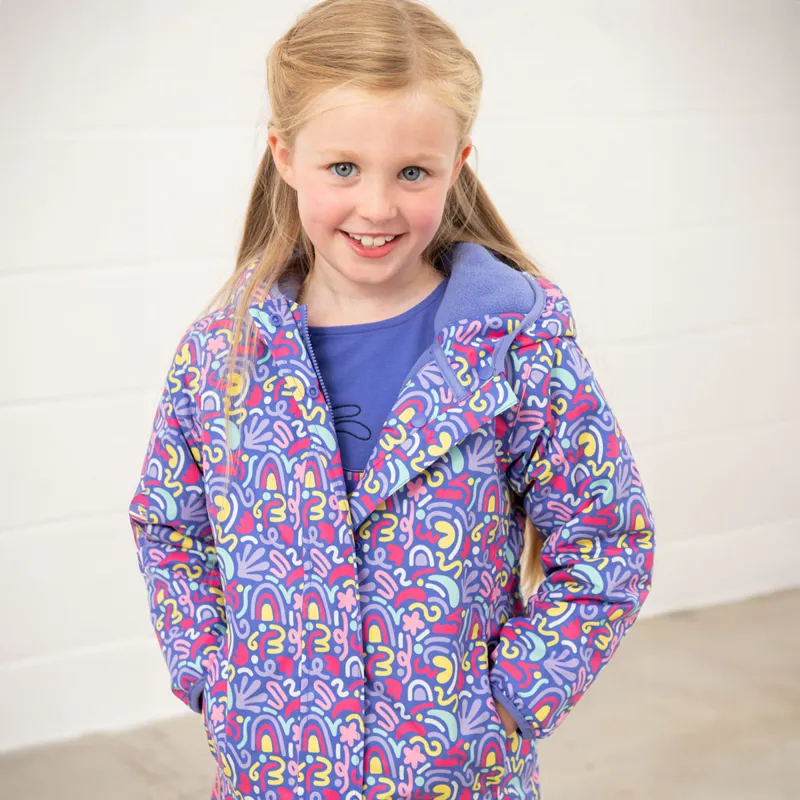 Lighthouse Freya Junior Girls Waterproof Jacket - Abstract Print-9