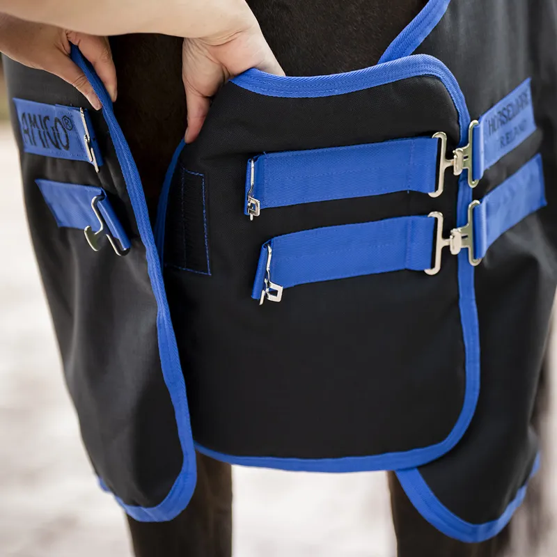 Amigo Front Chest Expander - Black/Blue-1