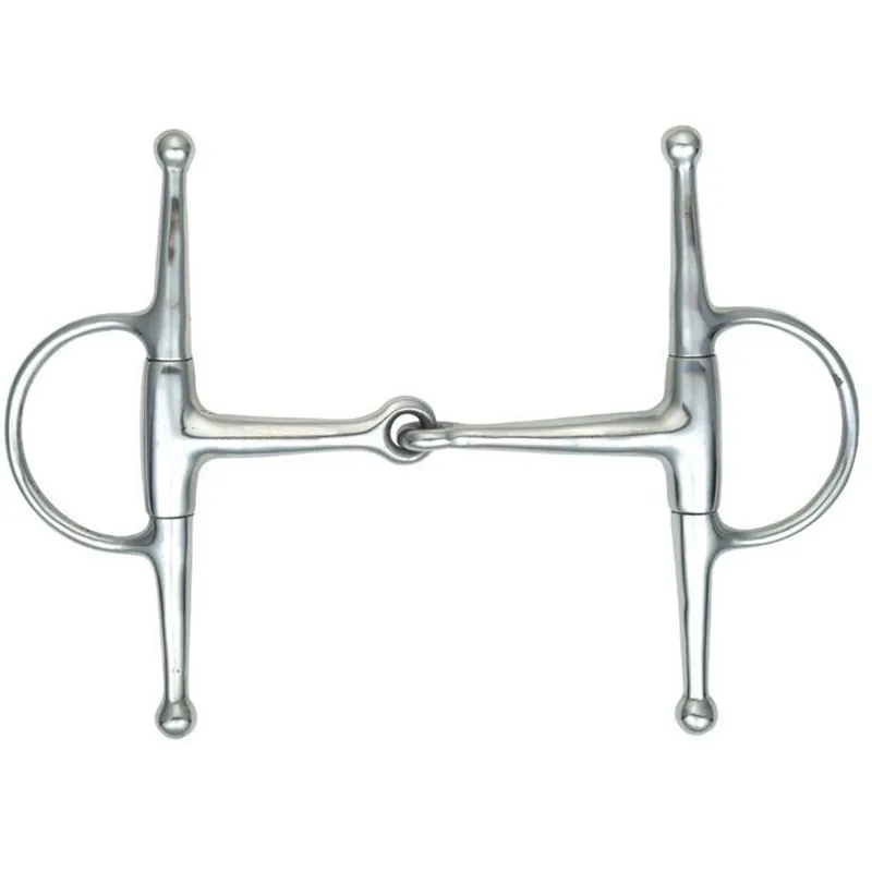 Shires Single Jointed Full Cheek Eggbutt Snaffle Bit