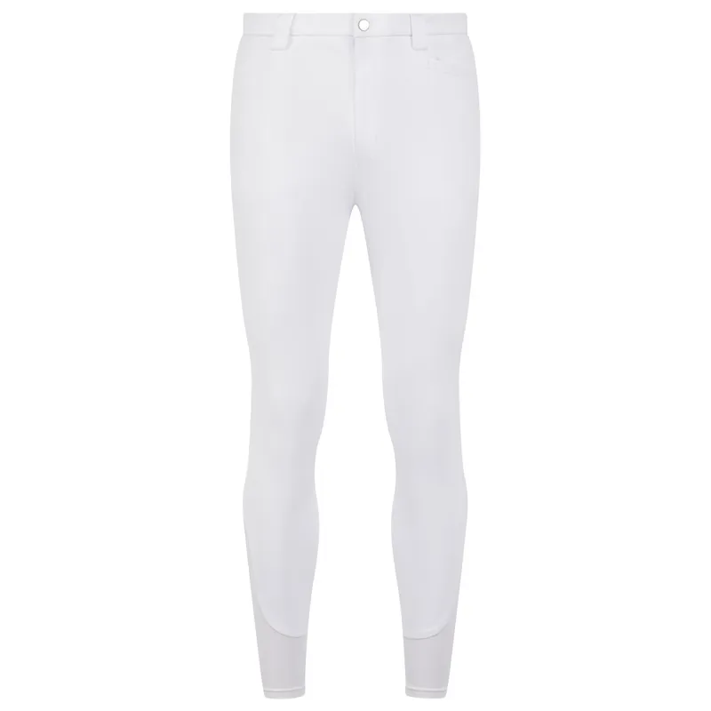 LeMieux Sports Full Grip Mens Competition Breeches - White-2
