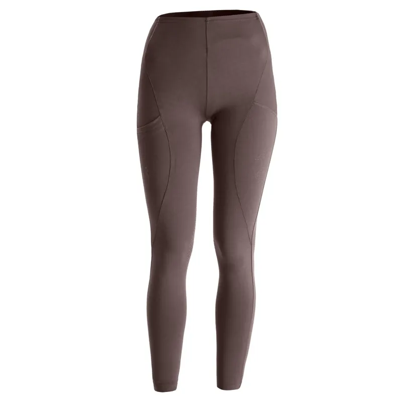 Aztec Diamond Core Full Grip Ladies Riding Leggings - Fawn-1