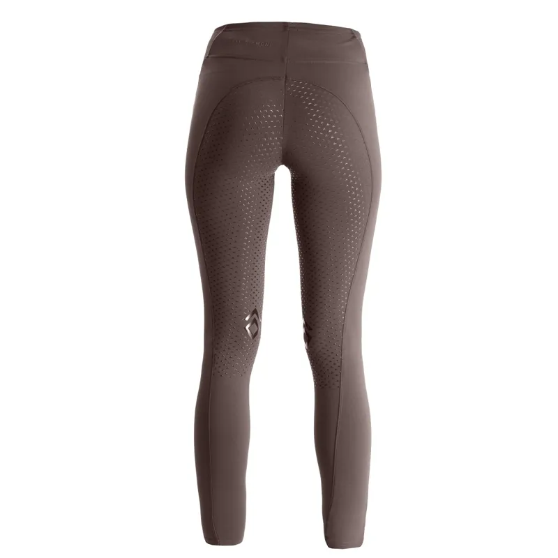 Aztec Diamond Core Full Grip Ladies Riding Leggings Fawn