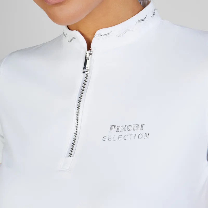 Pikeur Selection 7215 Ladies Show Shirt - White-2