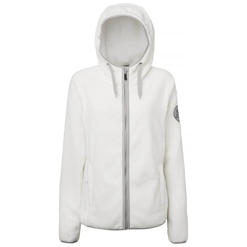 Mountain Horse Fuzzy Ladies Hoodie - Snow White