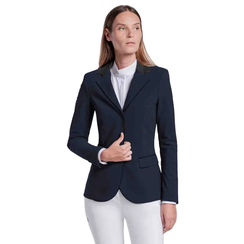 Cavalleria Toscana Competition Zip Womens Show Jacket - Navy