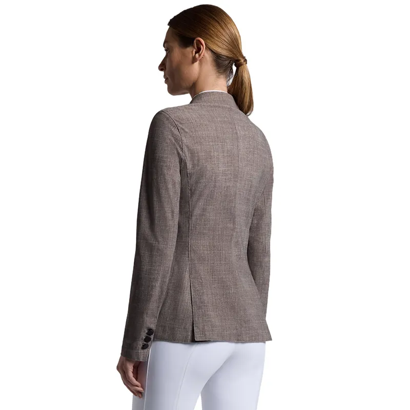 Cavalleria Toscana Raw Cut Womens Show Jacket - Print Tweed-1