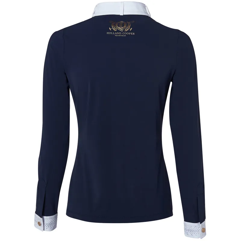 Holland Cooper Gatcombe Ladies Show Shirt - Ink Navy-6