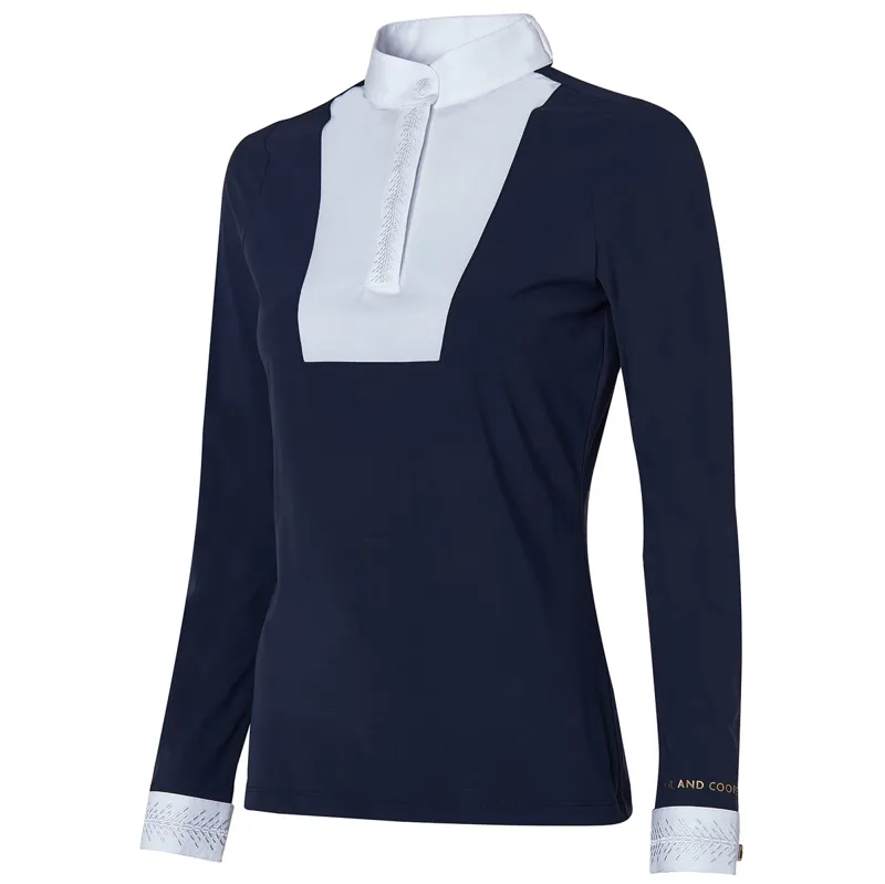 Holland Cooper Gatcombe Ladies Show Shirt - Ink Navy-5