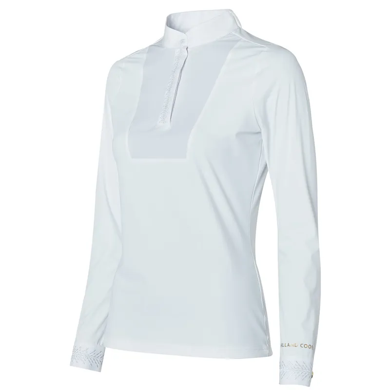 Holland Cooper Gatcombe Ladies Show Shirt - White-4