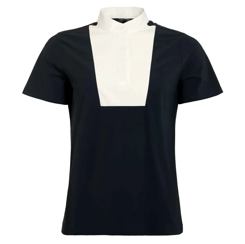 Holland Cooper Gatcombe Ladies Short Sleeve Show Shirt - Ink Navy-7