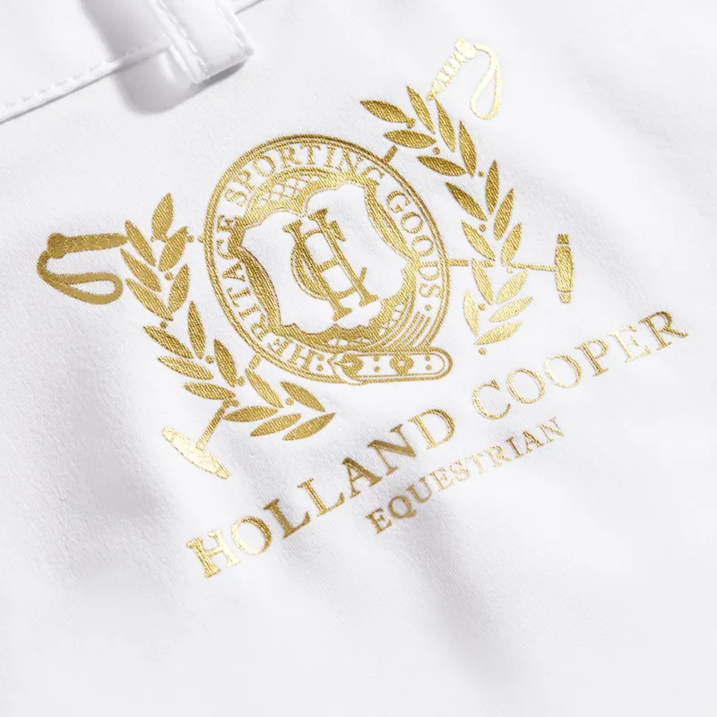 Holland Cooper Gatcombe Ladies Short Sleeve Show Shirt - White-2