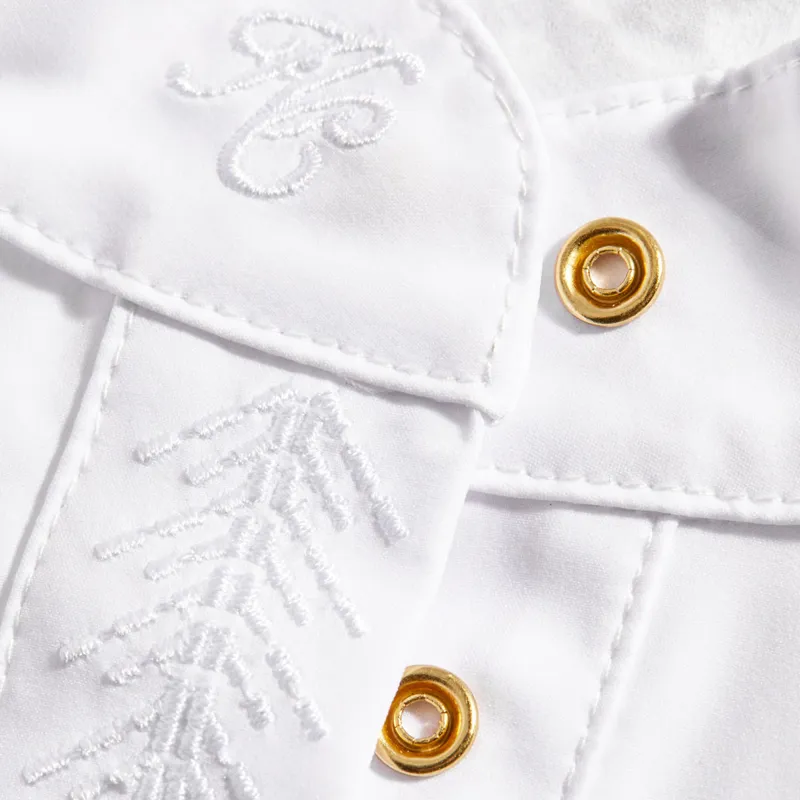 Holland Cooper Gatcombe Ladies Short Sleeve Show Shirt - White-3