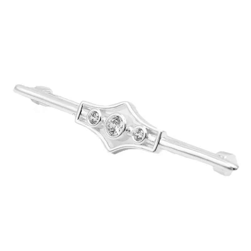 Equetech Deluxe Gatsby Stock Pin - Silver
