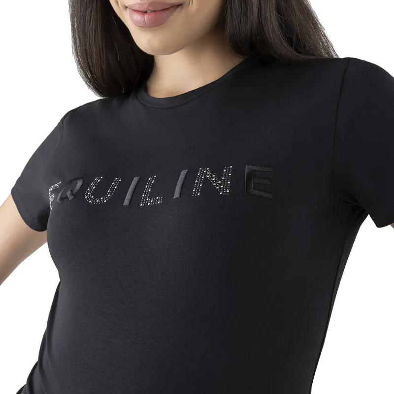Equiline Gelig Short Sleeve Ladies Tee - Black-1