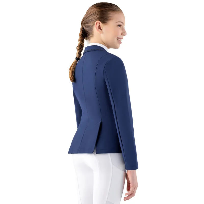 Equiline Giacca Junior Girls Show Jacket - Navy Peony-2