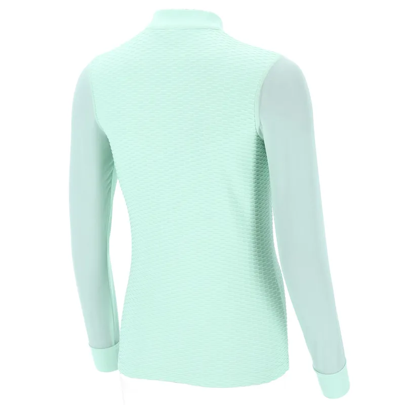 Schockemohle Gianna Style Ladies Training Shirt - Aqua Sea-5