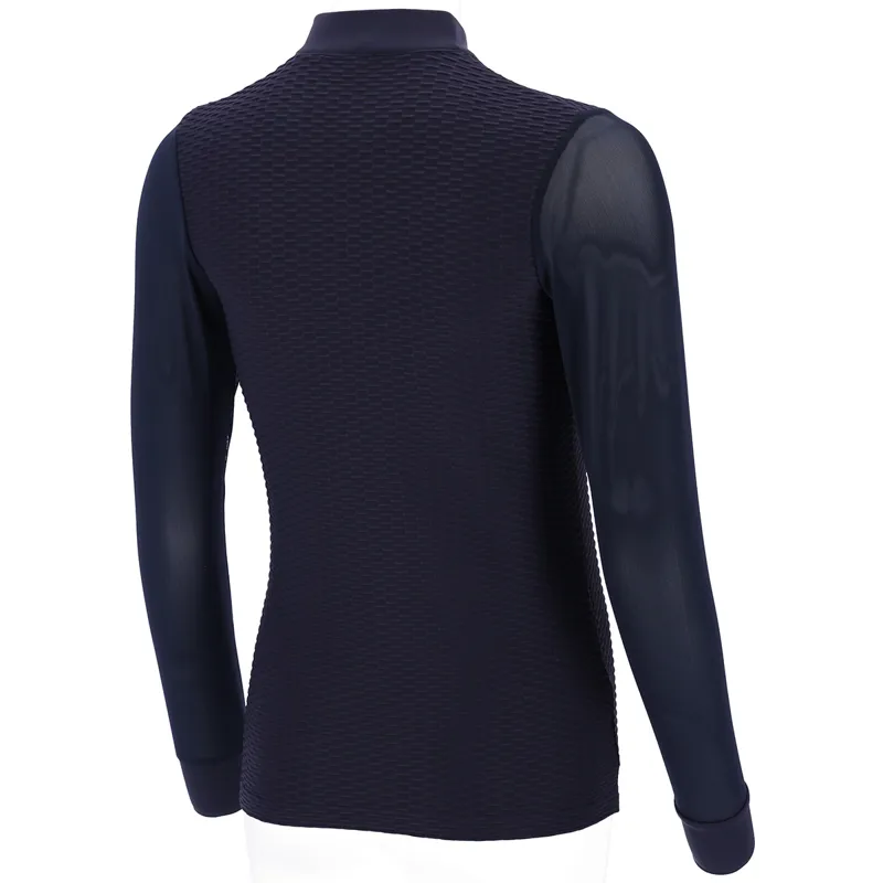 Schockemohle Gianna Style Ladies Training Shirt - Dark Navy-1