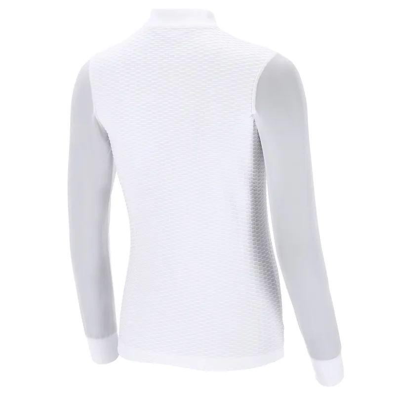 Schockemohle Gianna Style Ladies Competition Shirt - Optical White-1