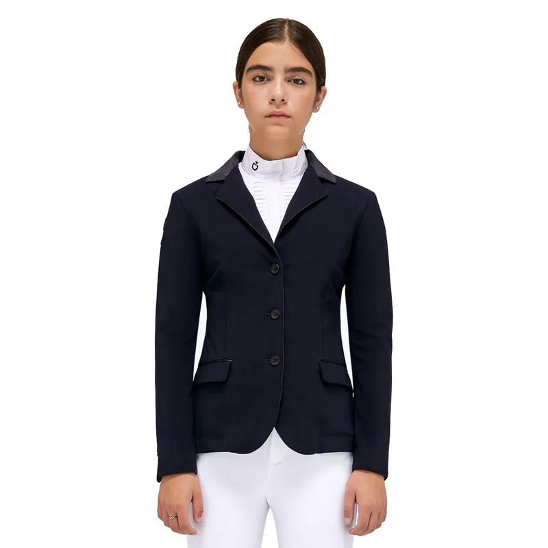 Cavalleria Toscana Junior Girls Show Jacket - Navy