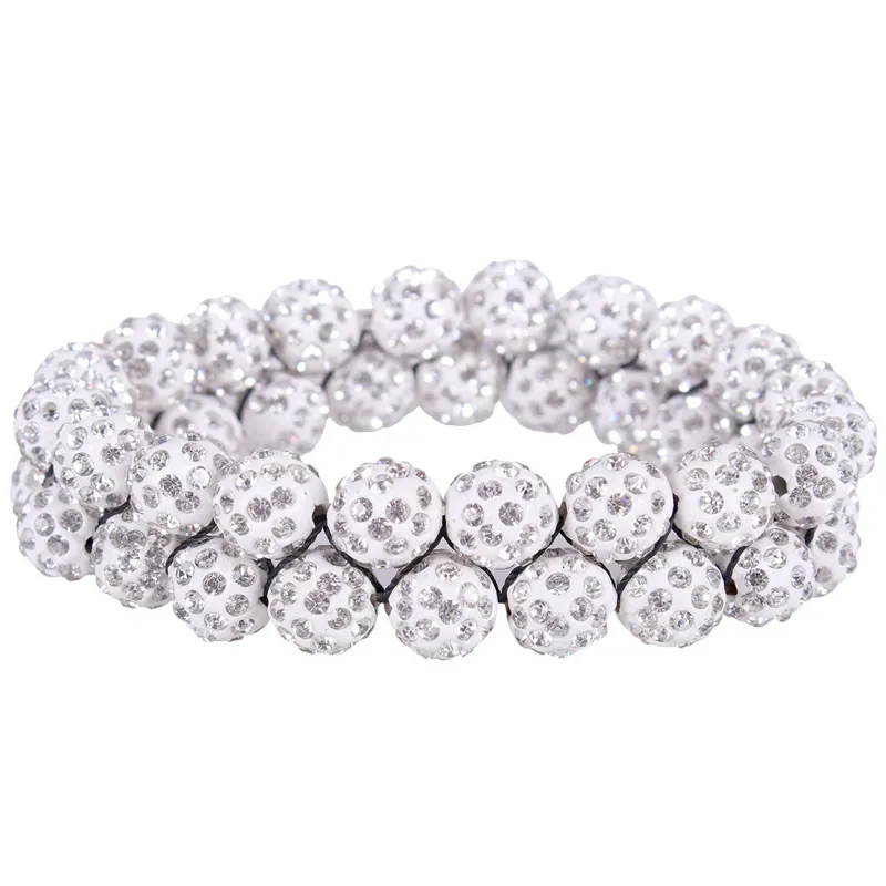 QHP Gloss Hair Scrunchie - White