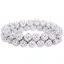 QHP Gloss Hair Scrunchie - White