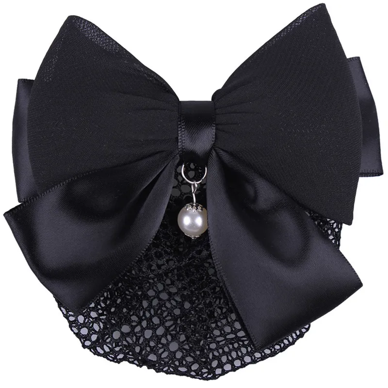 QHP Grace Hair Bow - Black