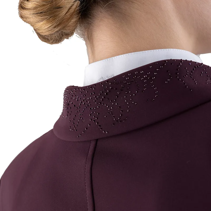 Equiline Graco Womens Competition Tail Coat - Amaranto-2