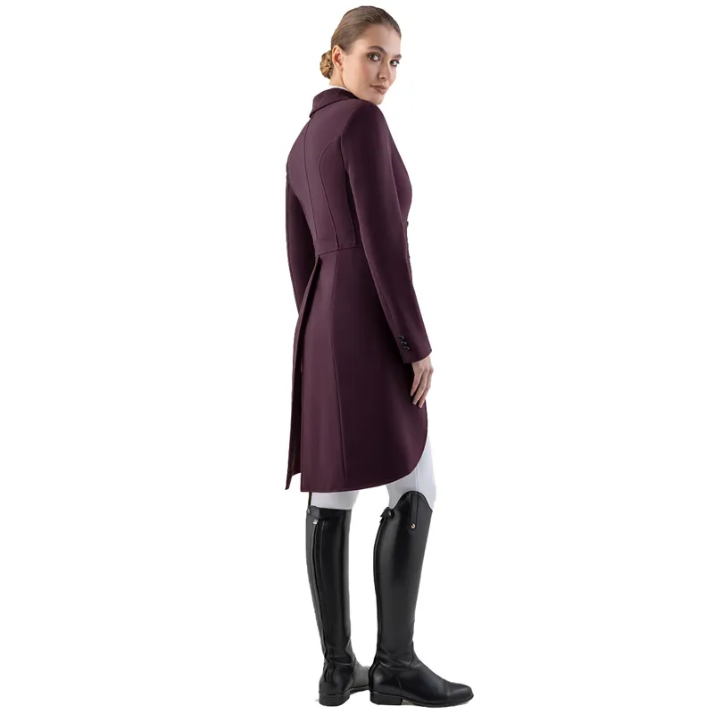 Equiline Graco Womens Competition Tail Coat - Amaranto-1