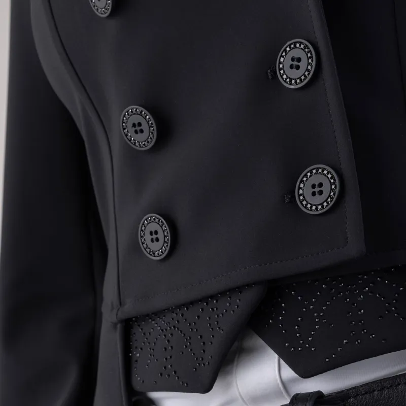 Equiline Graco Womens Competition Tail Coat - Black-6