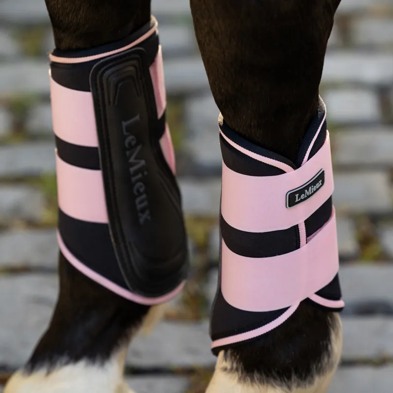 LeMieux Grafter Brushing Boots - Blossom-3