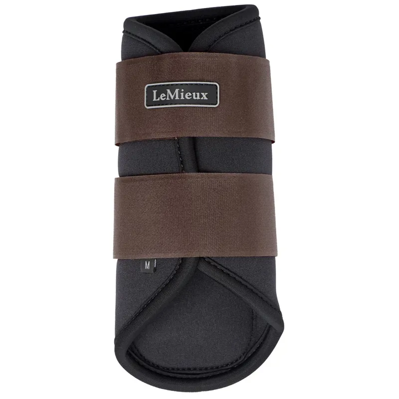 LeMieux Grafter Brushing Boots - Brown-1