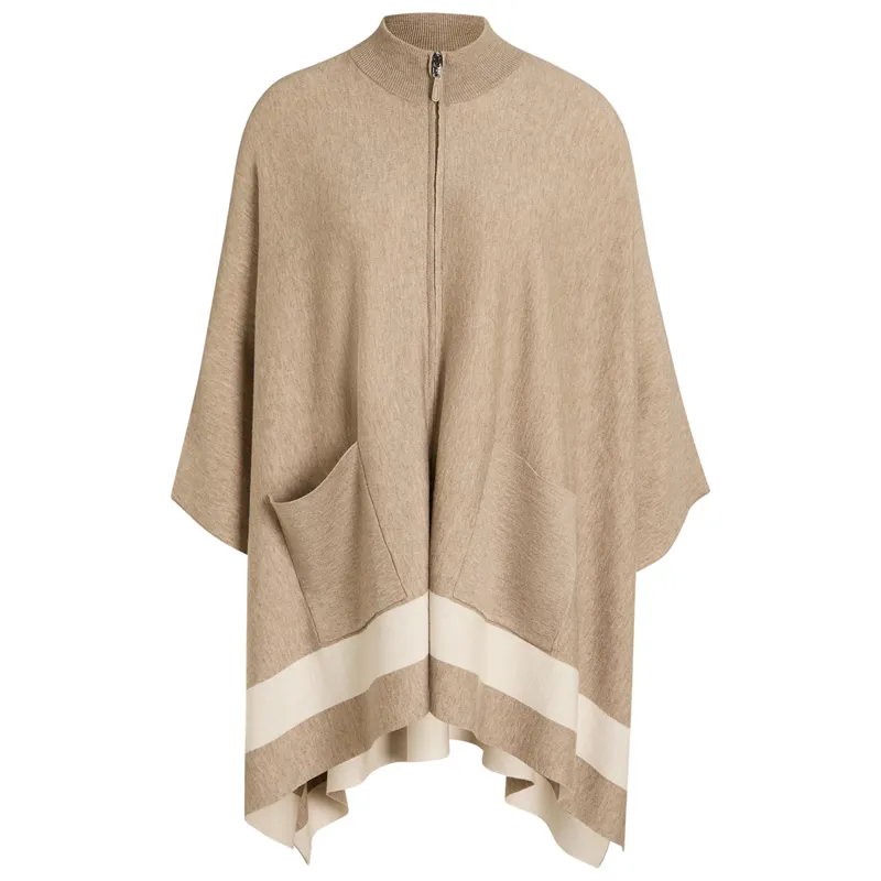 Tommy Hilfiger Greenwood Knit Cape - Taupe-5