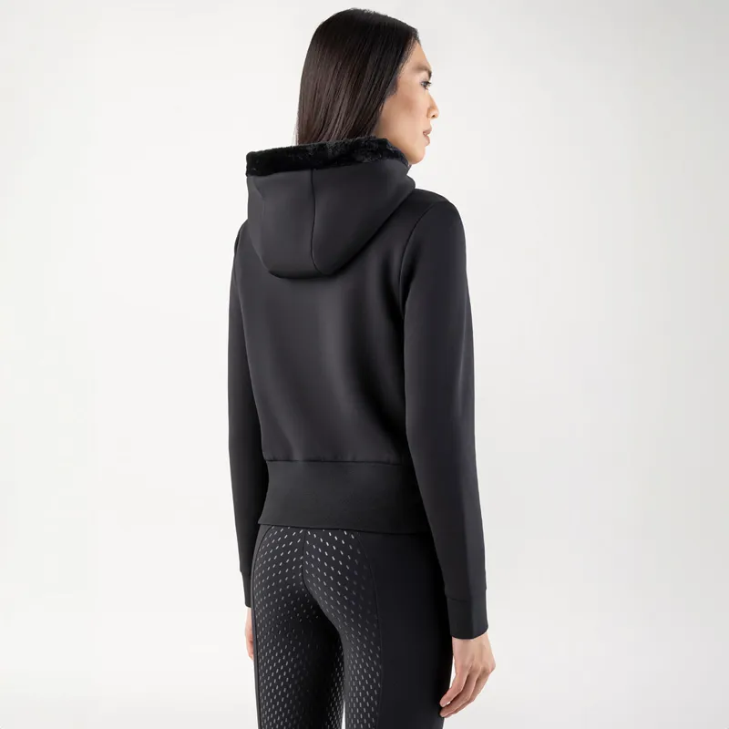 Equiline Gur Womens Zip Up Hoodie - Black-1