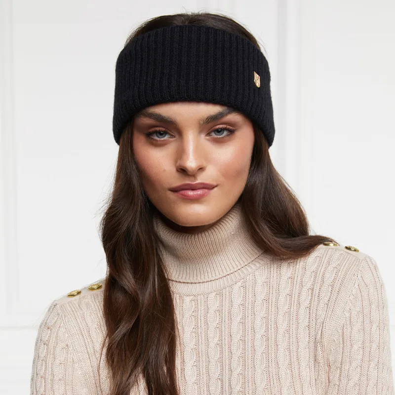 Holland Cooper Burghley Headband - Black-4